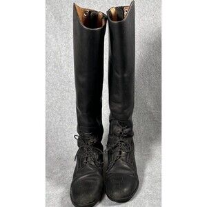 Ariat Tall Slim Calf Riding Boots Women’s Size 8.5 Black Leather Equestrian